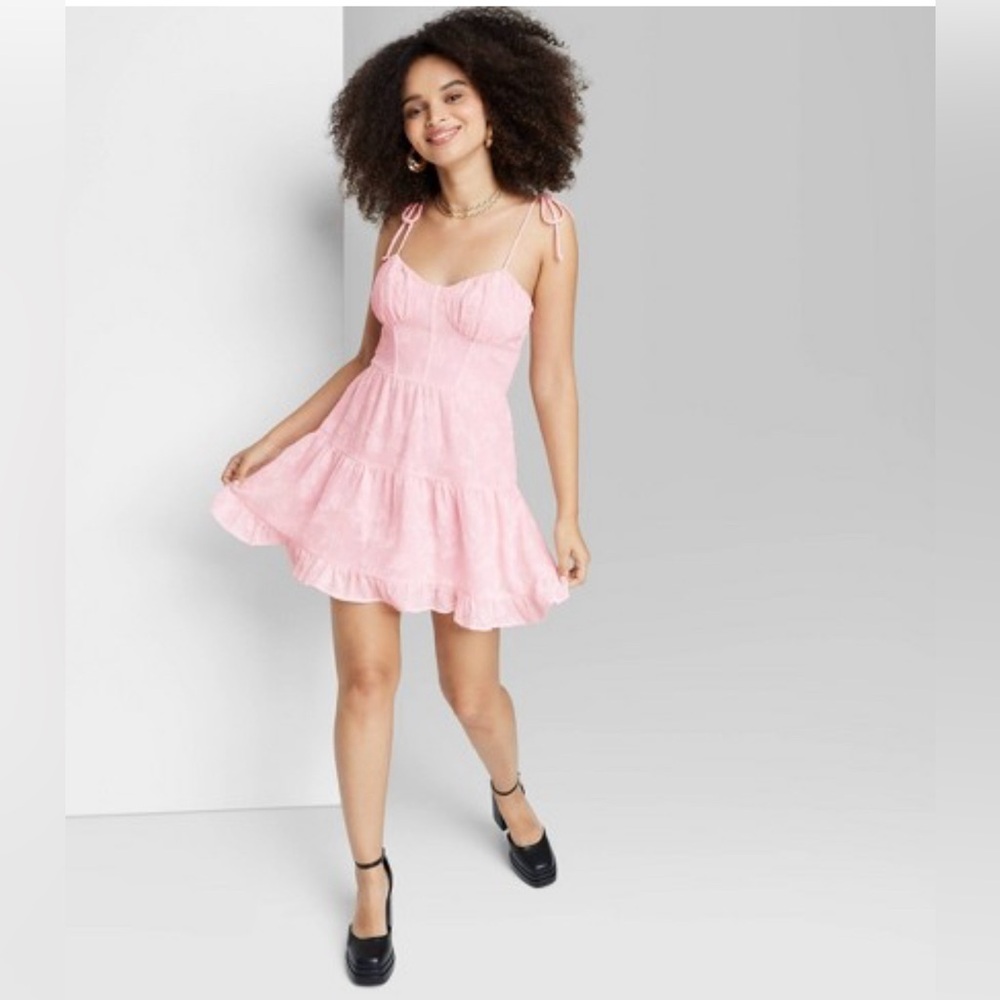 Women's Sleeveless Fit & Flare Mini Dress - Wild Fable